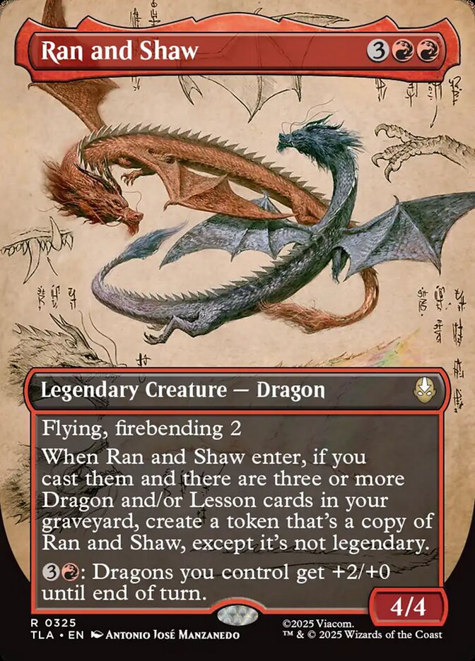 Ran and Shaw  325/286 (Avatar: The Last Airbender)  - Borderless | Chromatic Games