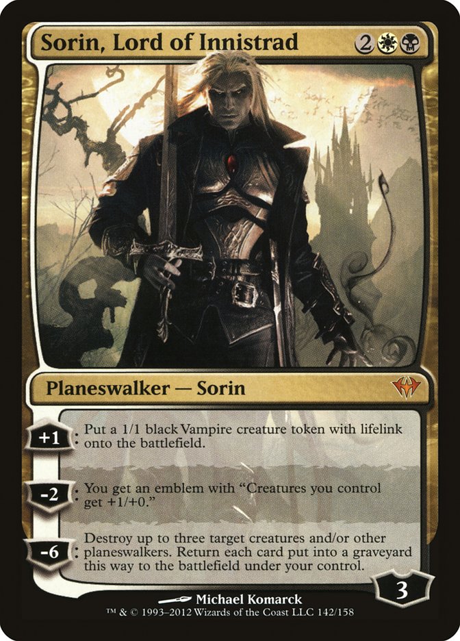 Sorin, Lord of Innistrad 142/158 (Dark Ascension)  | Chromatic Games