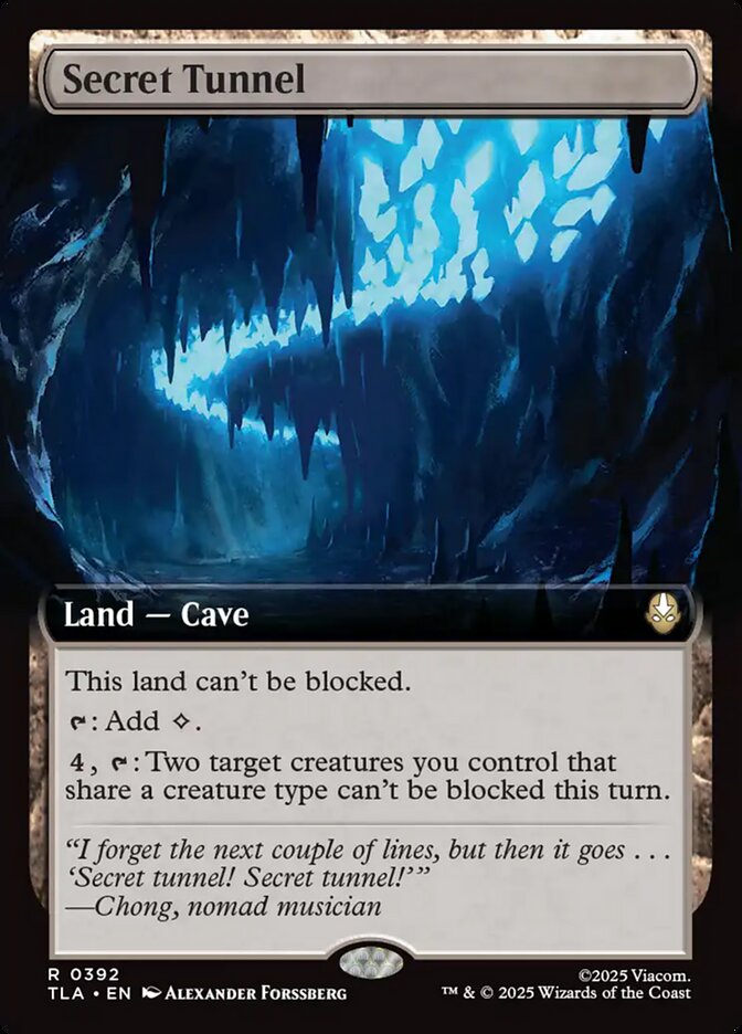 Secret Tunnel  392/286 (Avatar: The Last Airbender)  - Extended Art  | Chromatic Games