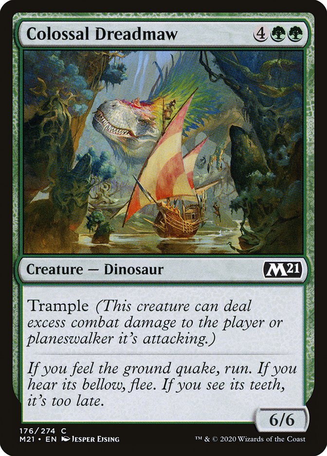 Colossal Dreadmaw 176 (Core Set 2021)  | Chromatic Games