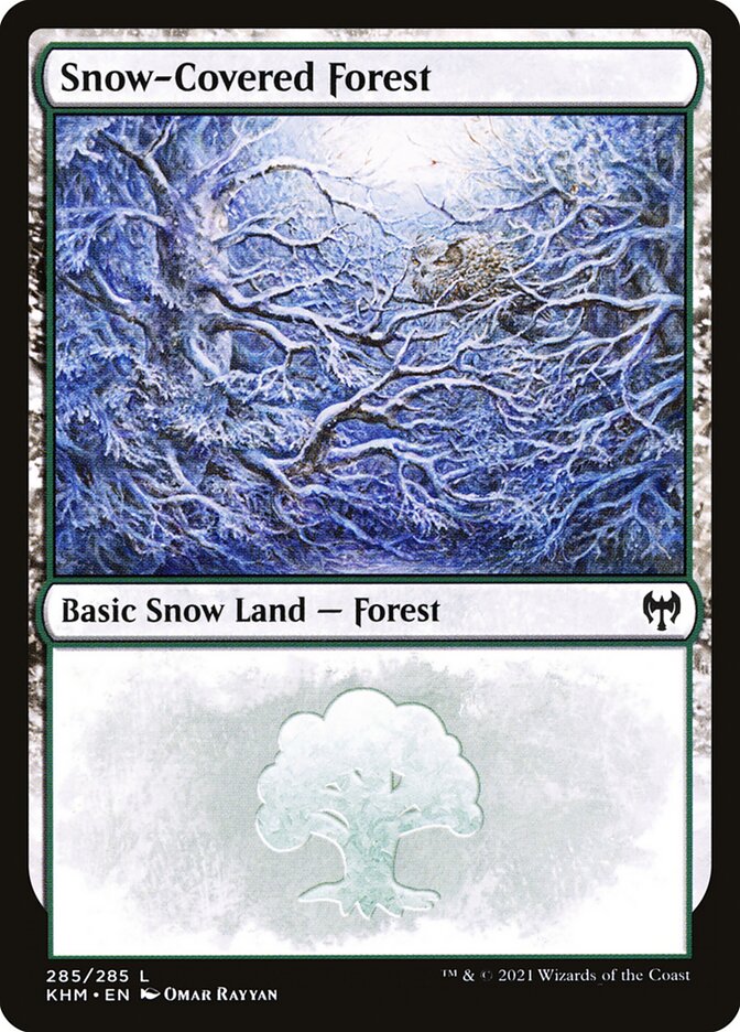 Snow-Covered Forest 285/285 (Kaldheim)  - Foil | Chromatic Games