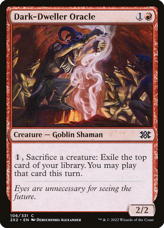 Dark-Dweller Oracle 106/331 (Double Masters 2022)  - Foil | Chromatic Games