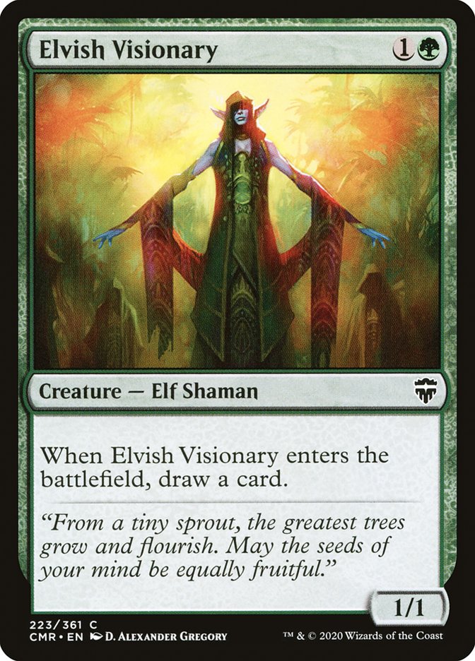 Elvish Visionary 223 (Commander Legends)  | Chromatic Games