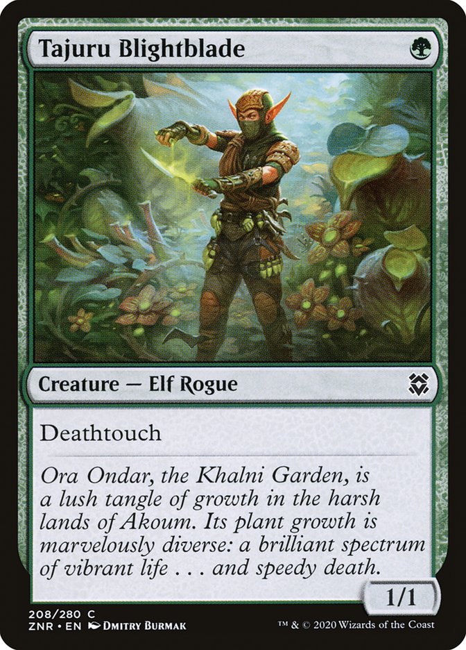 Tajuru Blightblade 208/280 (Zendikar Rising)  | Chromatic Games
