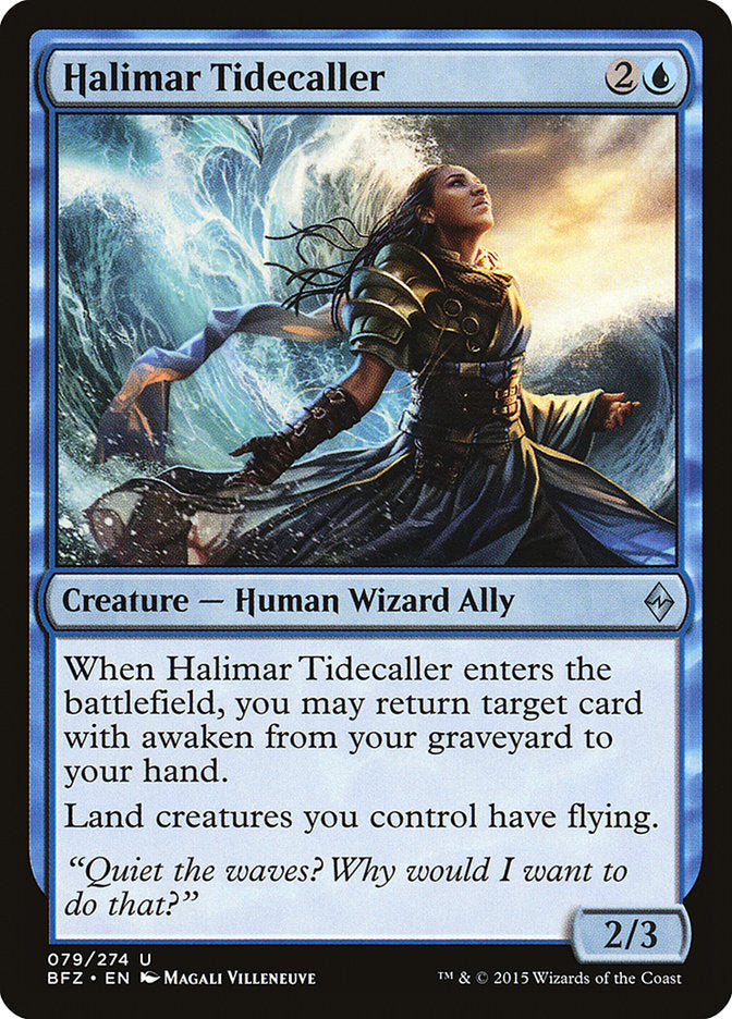 Halimar Tidecaller 79/274 (Battle for Zendikar)  | Chromatic Games