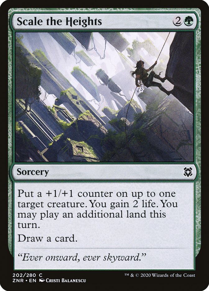 Scale the Heights 202/280 (Zendikar Rising)  - Foil | Chromatic Games