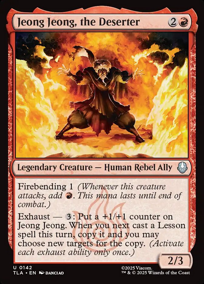 Jeong Jeong, the Deserter 142 (Avatar: The Last Airbender)  | Chromatic Games