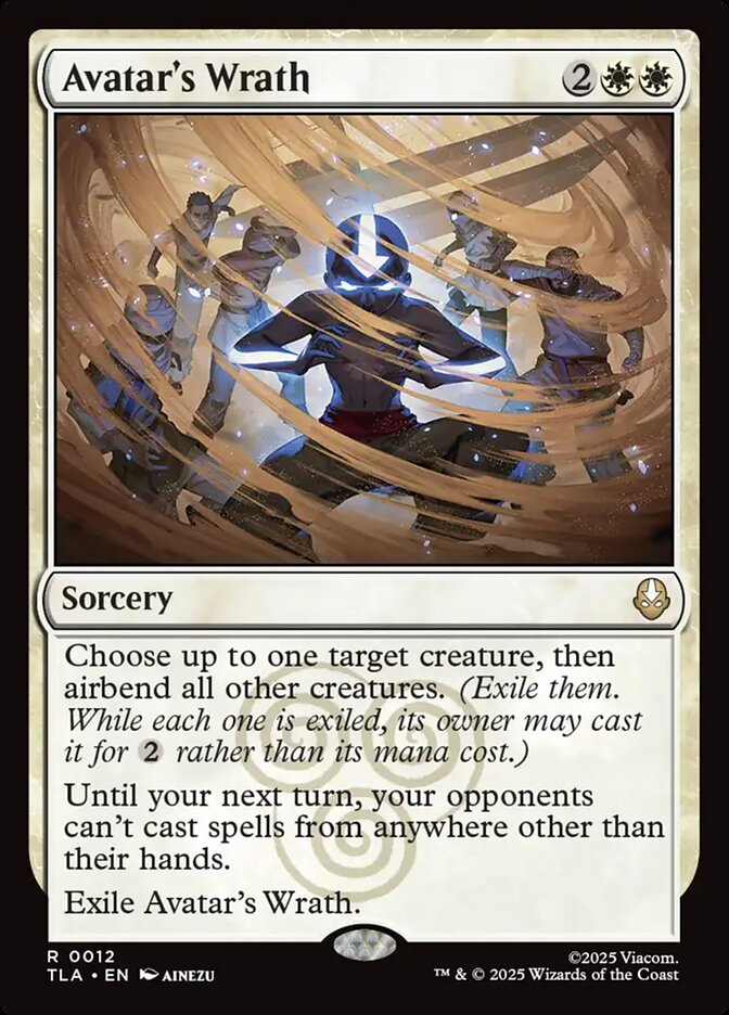 Avatar's Wrath 12/286 (Avatar: The Last Airbender)  - Foil | Chromatic Games