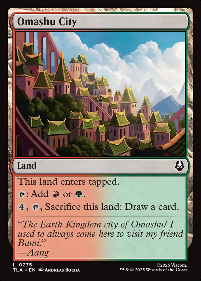 Omashu City 275/286 (Avatar: The Last Airbender)  | Chromatic Games