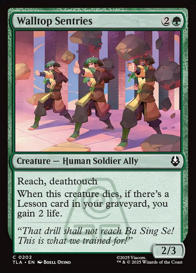 Walltop Sentries 202/286 (Avatar: The Last Airbender)  | Chromatic Games
