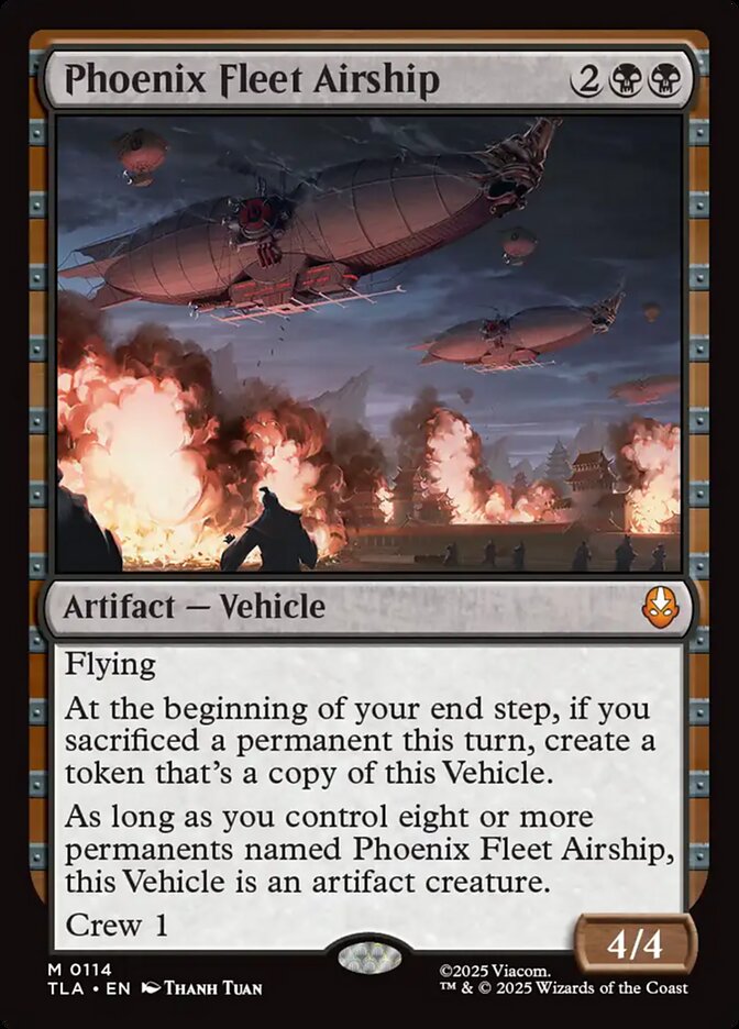 Phoenix Fleet Airship 114/286 (Avatar: The Last Airbender)  | Chromatic Games