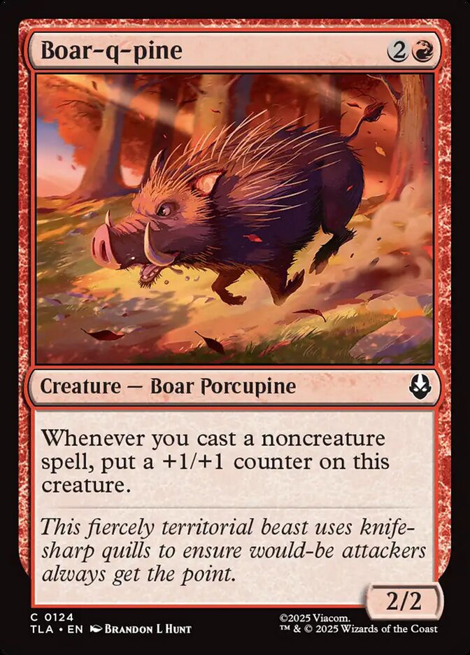 Boar-q-pine 124/286 (Avatar: The Last Airbender)  | Chromatic Games