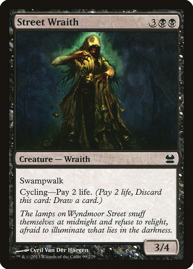 Street Wraith 99/229 (Modern Masters)  - Foil | Chromatic Games