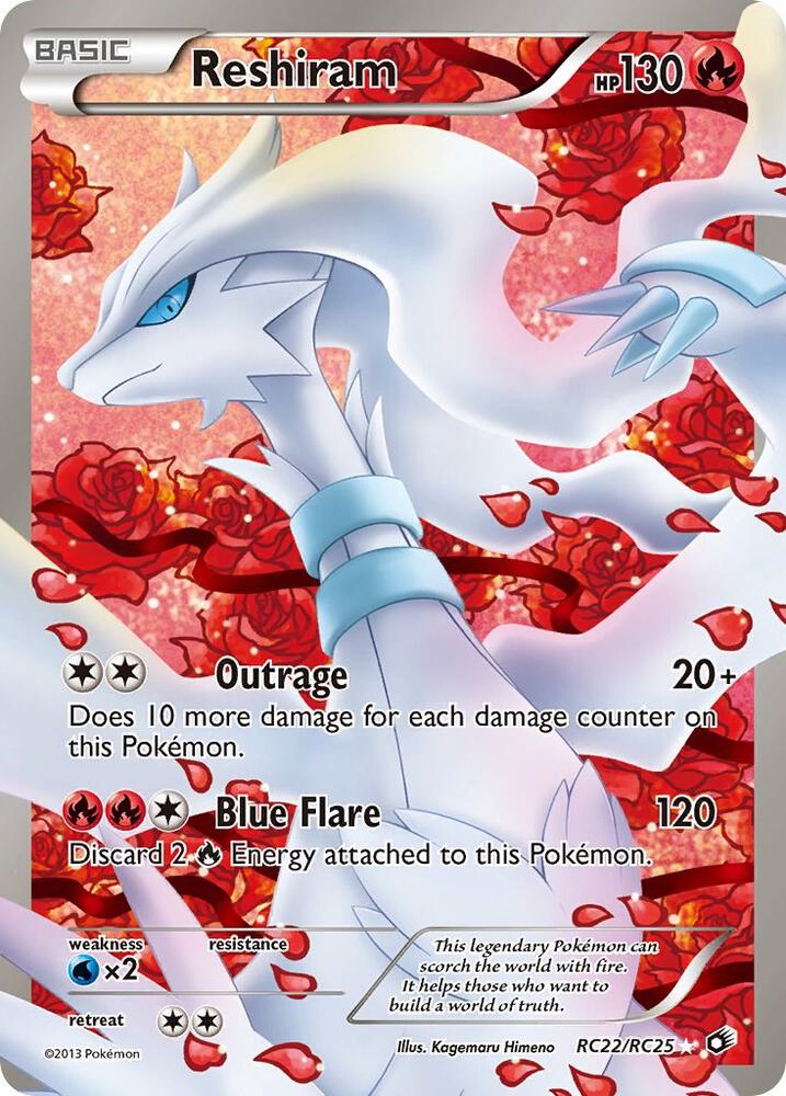 Reshiram RC22/RC25 (Legendary Treasures: Radiant Collection)  - Holofoil | Chromatic Games