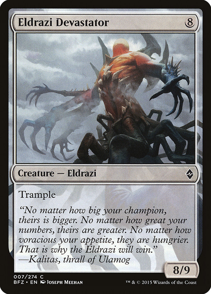 Eldrazi Devastator 7/274 (Battle for Zendikar)  | Chromatic Games