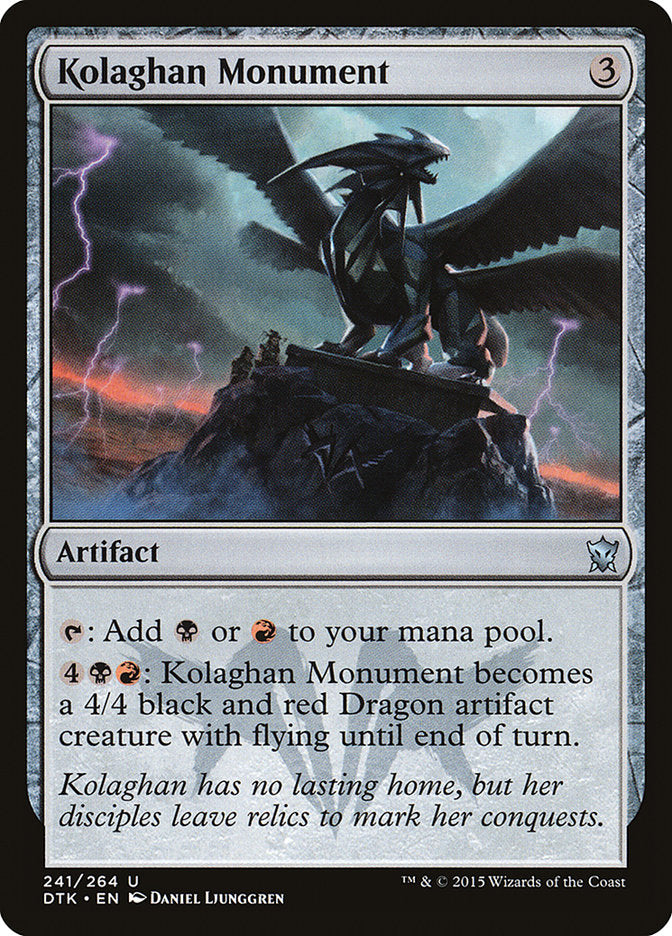 Kolaghan Monument 241/264 (Dragons of Tarkir)  | Chromatic Games