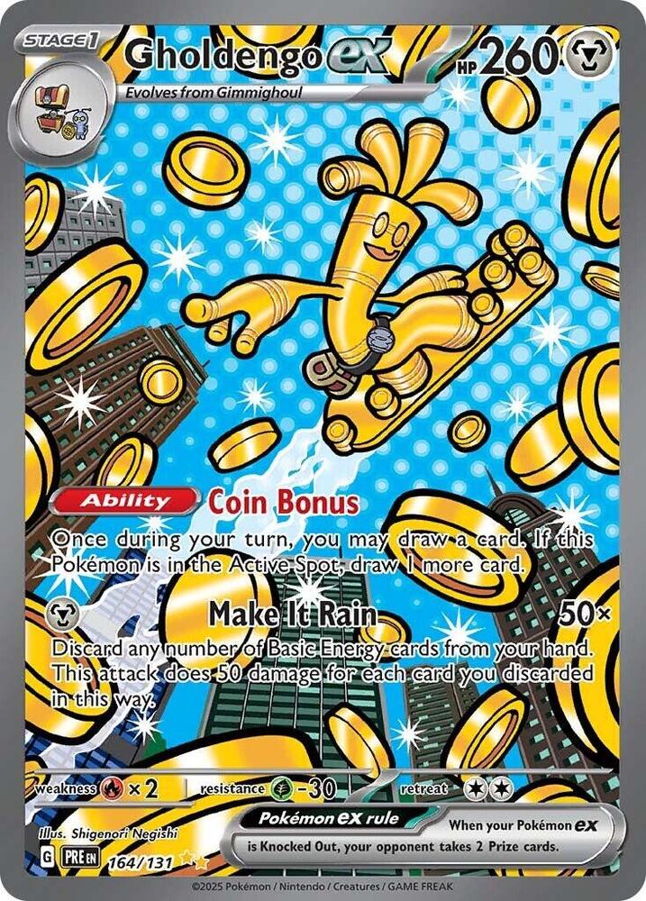 Gholdengo ex 164/131 (SV: Prismatic Evolutions)  - Holofoil | Chromatic Games