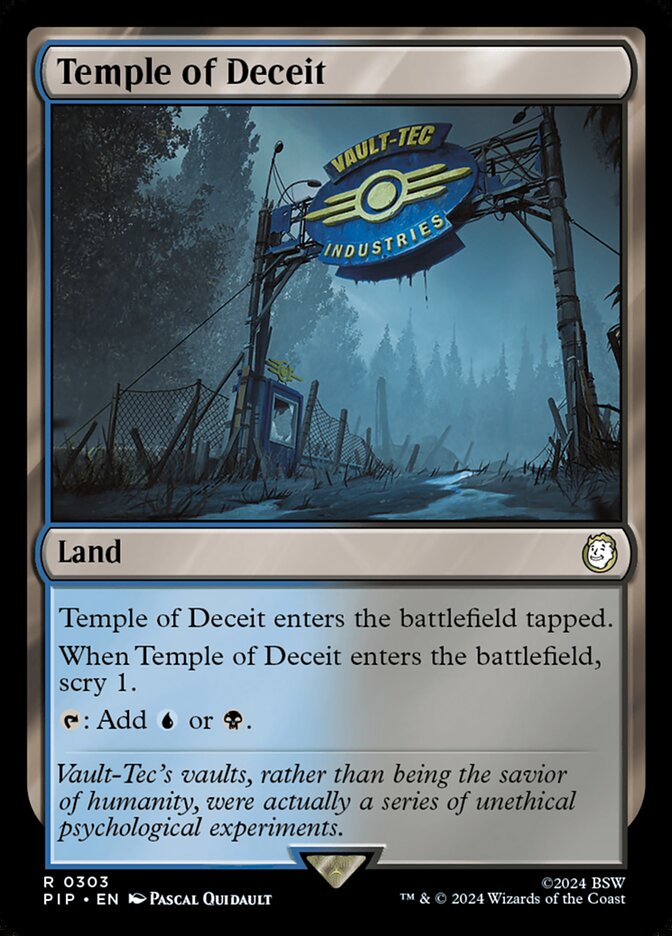 Temple of Deceit 303 (Universes Beyond: Fallout)  | Chromatic Games