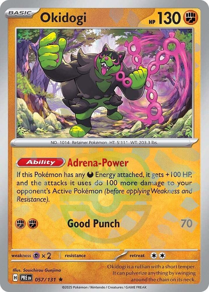 Okidogi 057/131 (SV: Prismatic Evolutions)  - Master Ball Holofoil | Chromatic Games