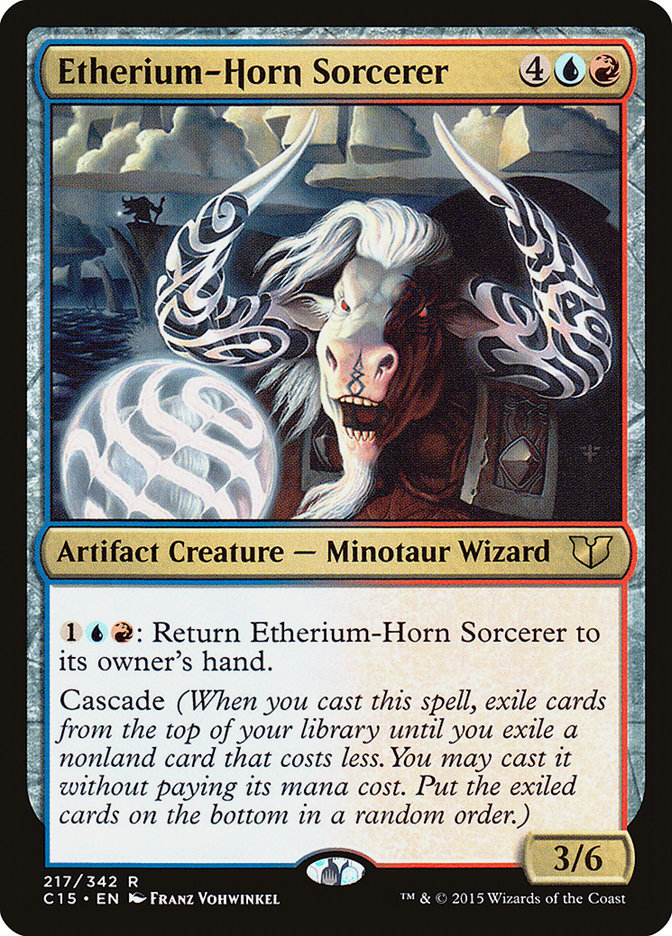 Etherium-Horn Sorcerer 217/342 (Commander 2015)  | Chromatic Games