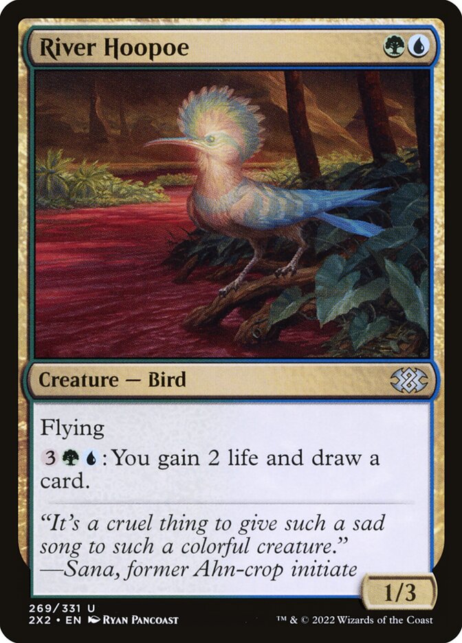 River Hoopoe 269/331 (Double Masters 2022)  - Foil | Chromatic Games