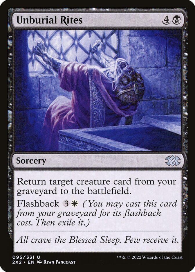 Unburial Rites 95/331 (Double Masters 2022)  - Foil | Chromatic Games