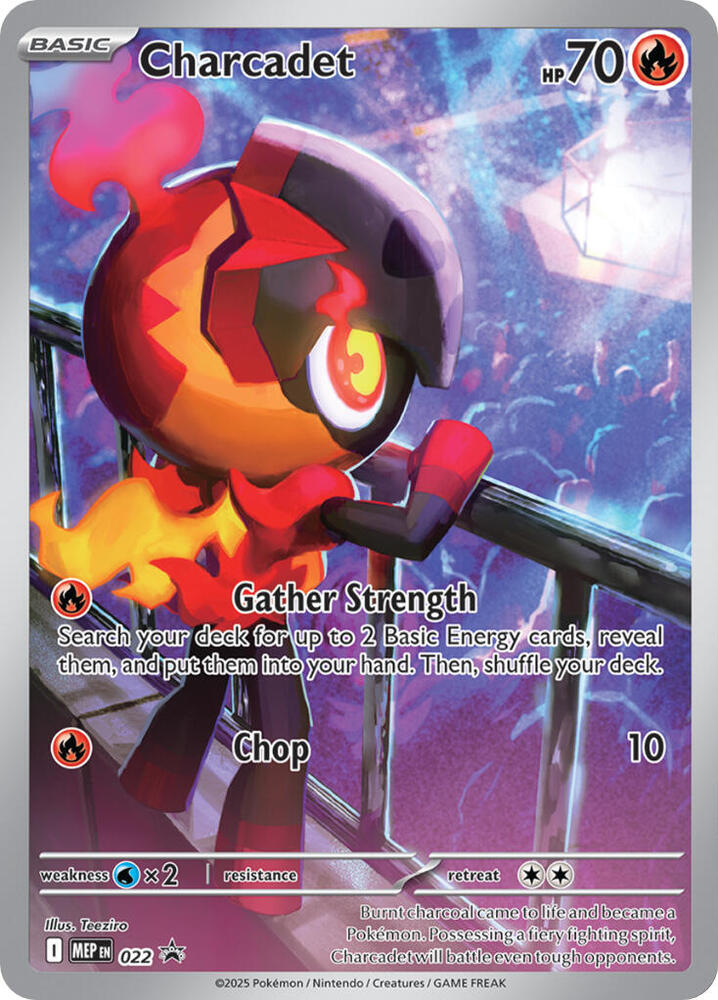 Charcadet 022 (ME02: Phantasmal Flames)  - Holofoil | Chromatic Games