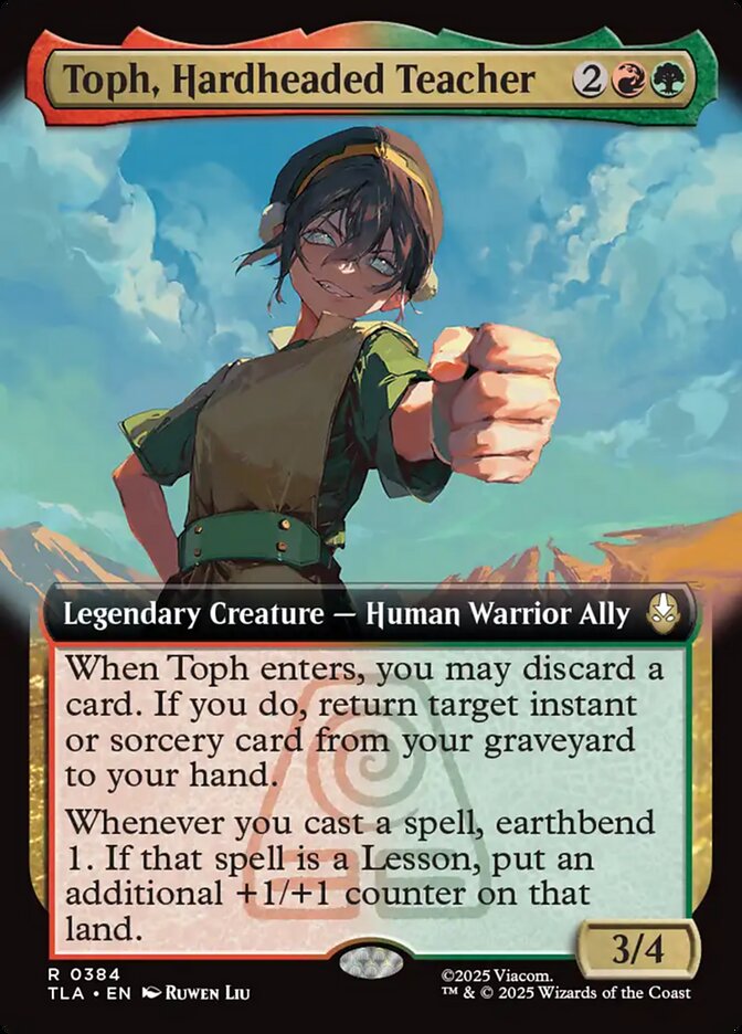 Toph, Hardheaded Teacher 384 (Avatar: The Last Airbender)  - Extended Art Foil | Chromatic Games