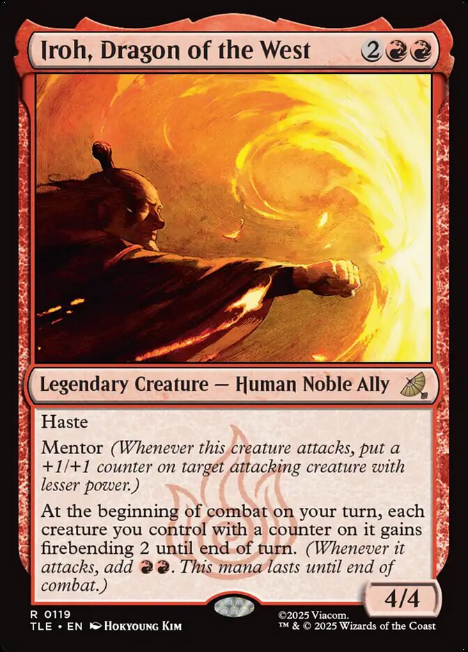 Iroh, Dragon of the West 119/317 (Avatar: The Last Airbender: Eternal-Legal)  - Foil | Chromatic Games