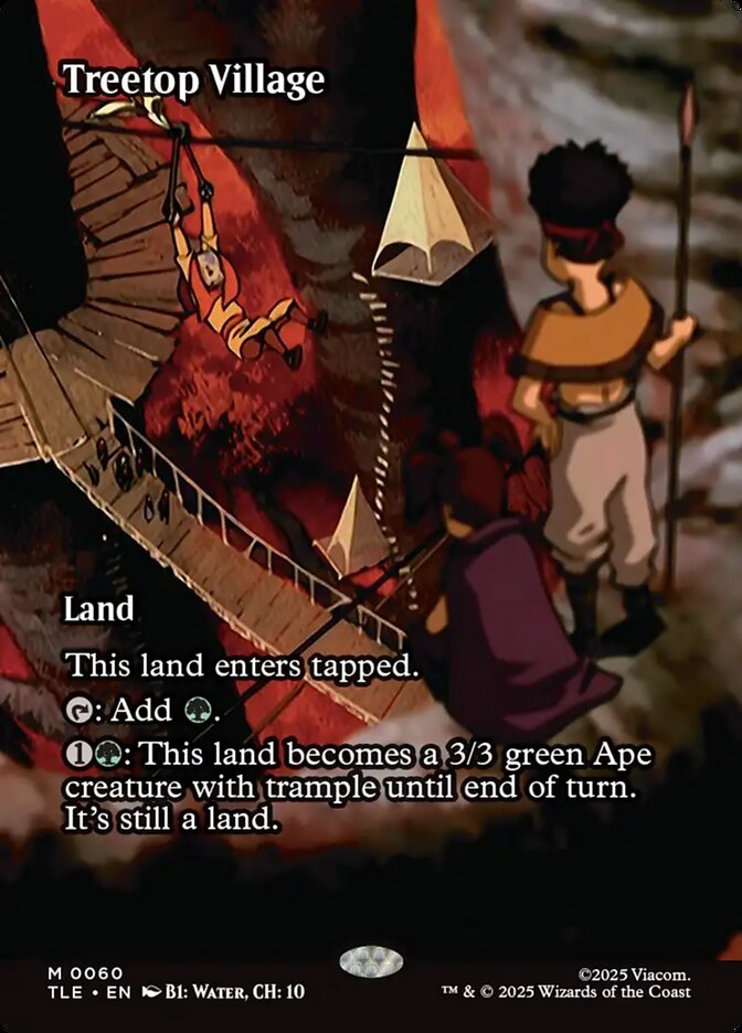 Treetop Village 60/317 (Avatar: The Last Airbender: Eternal-Legal)  - Borderless Foil | Chromatic Games