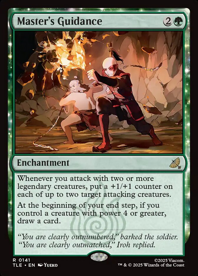 Master's Guidance 141/317 (Avatar: The Last Airbender: Eternal-Legal)  - Foil | Chromatic Games