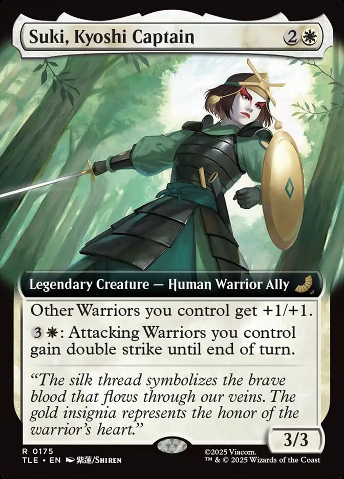 Suki, Kyoshi Captain 175 (Avatar: The Last Airbender: Eternal-Legal)  - Extended Art Foil | Chromatic Games