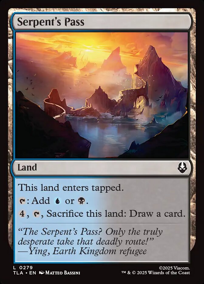 Serpent's Pass 279/286 (Avatar: The Last Airbender)  | Chromatic Games