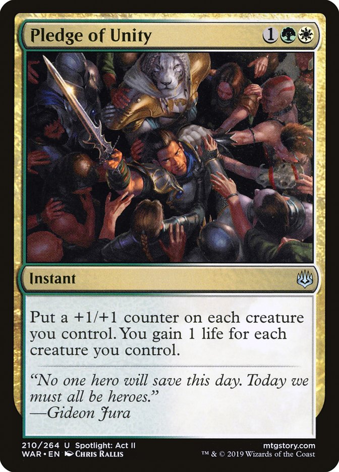 Pledge of Unity 210 (War of the Spark)  | Chromatic Games
