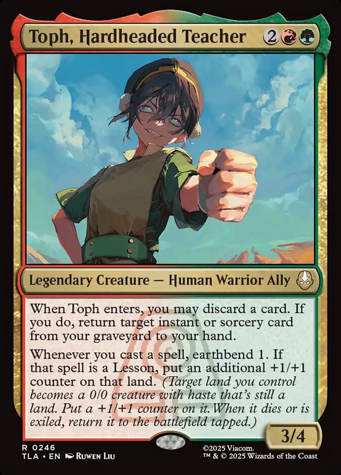 Toph, Hardheaded Teacher 246/286 (Avatar: The Last Airbender)  | Chromatic Games