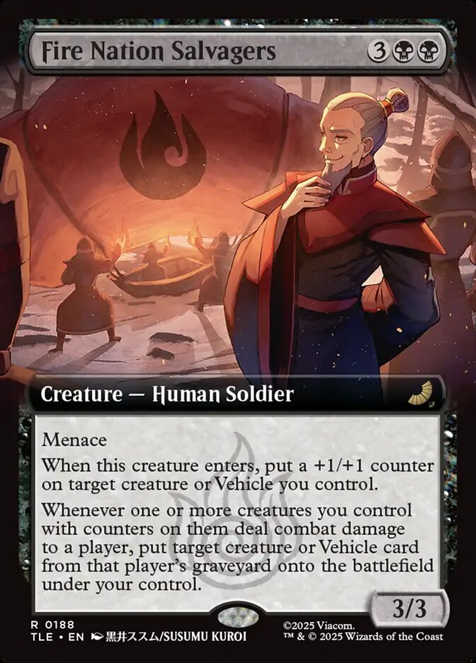 Fire Nation Salvagers 188/317 (Avatar: The Last Airbender: Eternal-Legal)  - Extended Art Foil | Chromatic Games