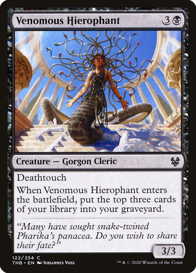 Venomous Hierophant 122/254 (Theros Beyond Death)  | Chromatic Games