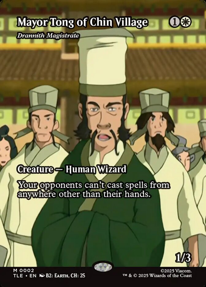 Mayor Tong of Chin Village - Drannith Magistrate 2/317 (Avatar: The Last Airbender: Eternal-Legal)  - Borderless | Chromatic Games