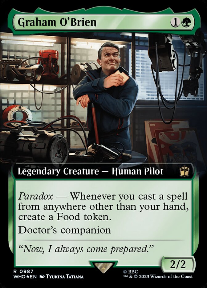 Graham O'Brien 987/331 (Universes Beyond: Doctor Who)  - Extended Art Surge Foil | Chromatic Games
