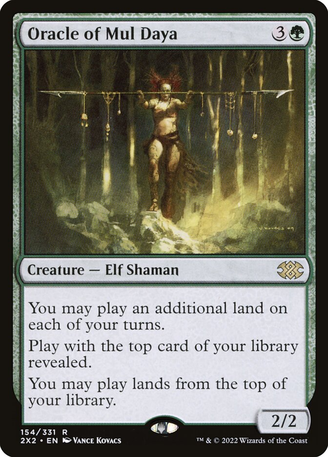 Oracle of Mul Daya 154/331 (Double Masters 2022)  - Foil | Chromatic Games