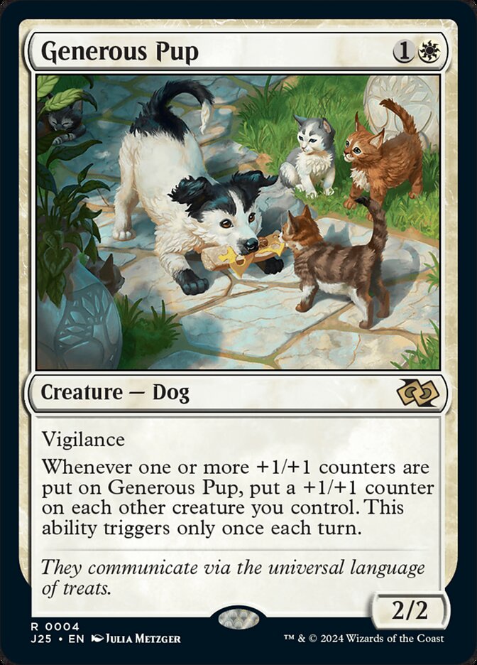 Generous Pup 4 (Foundations Jumpstart)  | Chromatic Games