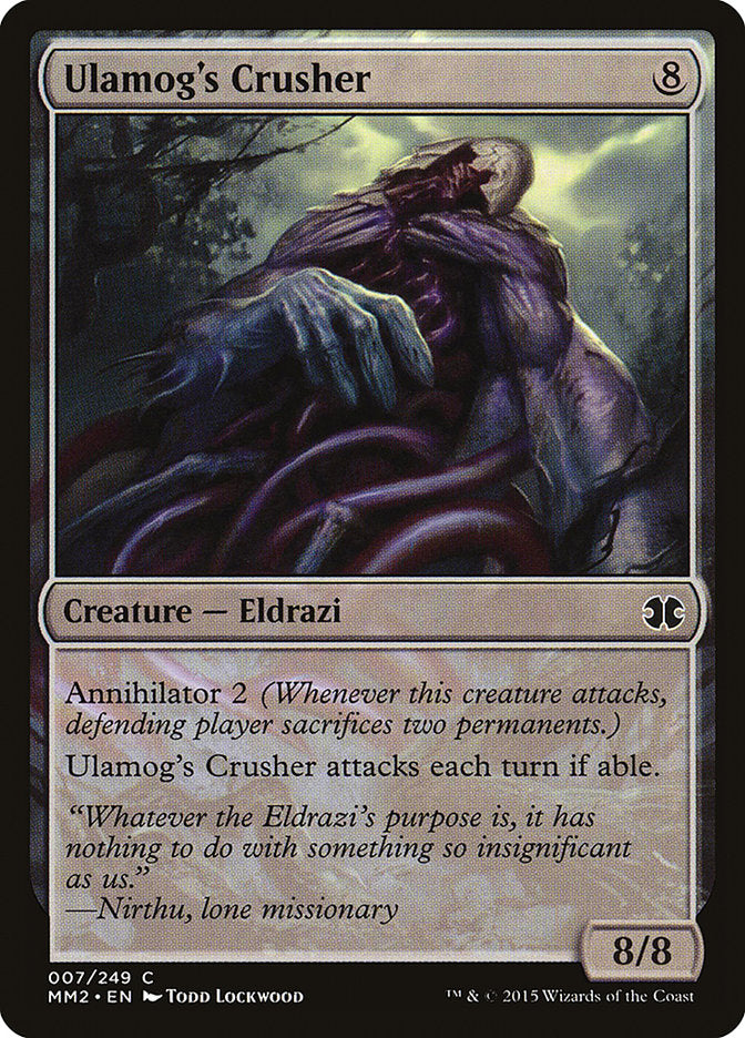 Ulamog's Crusher 7/249 (Modern Masters 2015)  - Foil | Chromatic Games