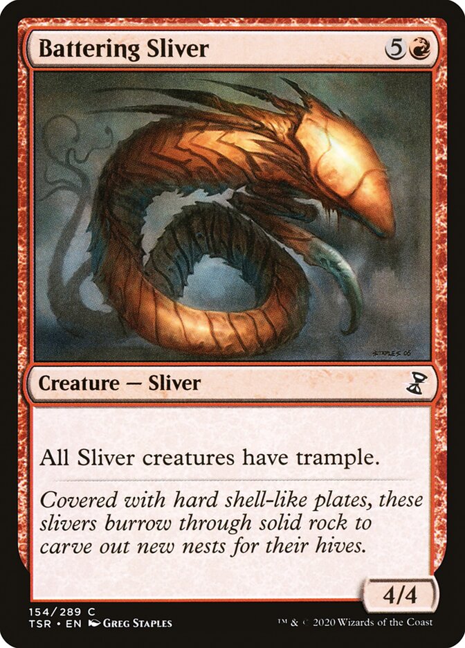 Battering Sliver 154/289 (Time Spiral: Remastered)  | Chromatic Games