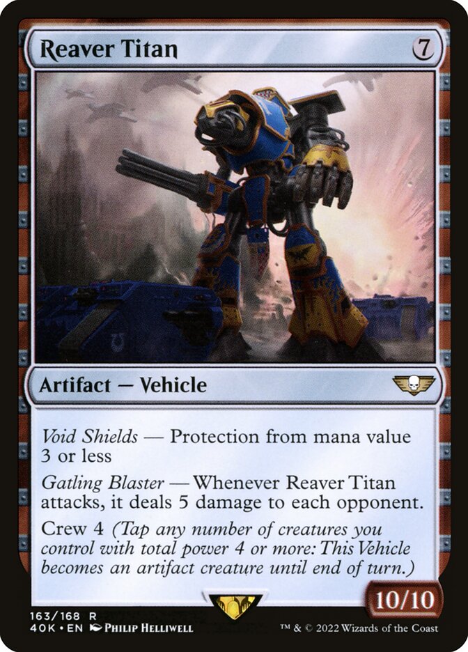 Reaver Titan 163/617 (Universes Beyond: Warhammer 40,000)  | Chromatic Games