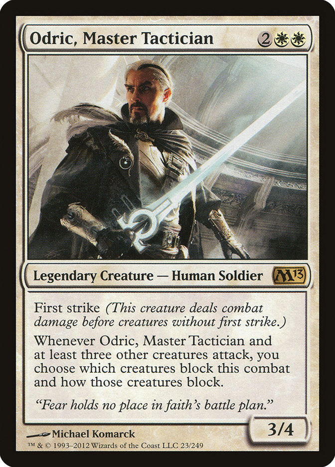 Odric, Master Tactician 23/249 (Magic 2013 (M13))  - Foil | Chromatic Games