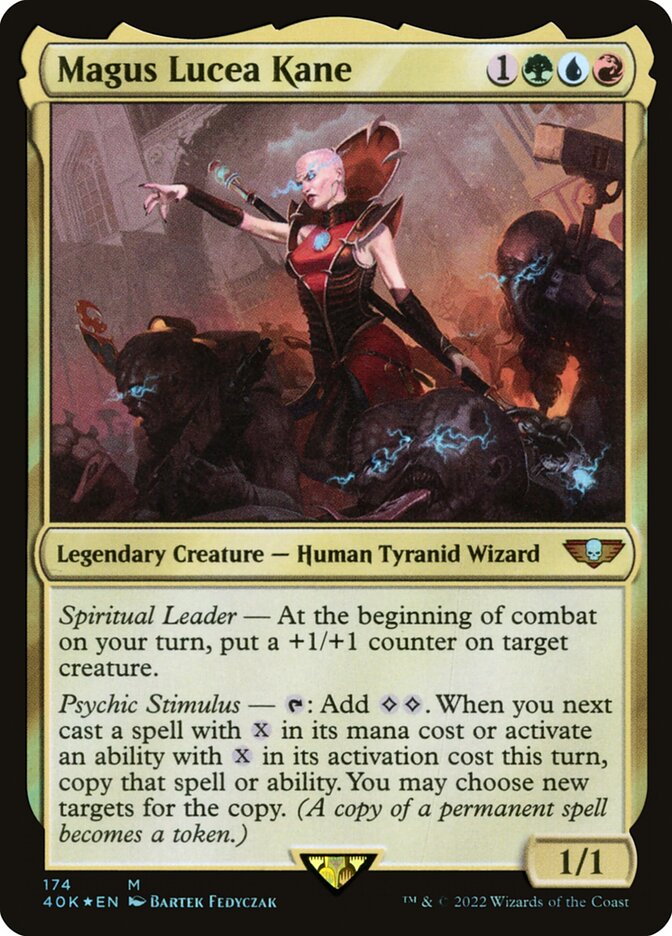 Magus Lucea Kane 174 (Universes Beyond: Warhammer 40,000)  - Foil | Chromatic Games