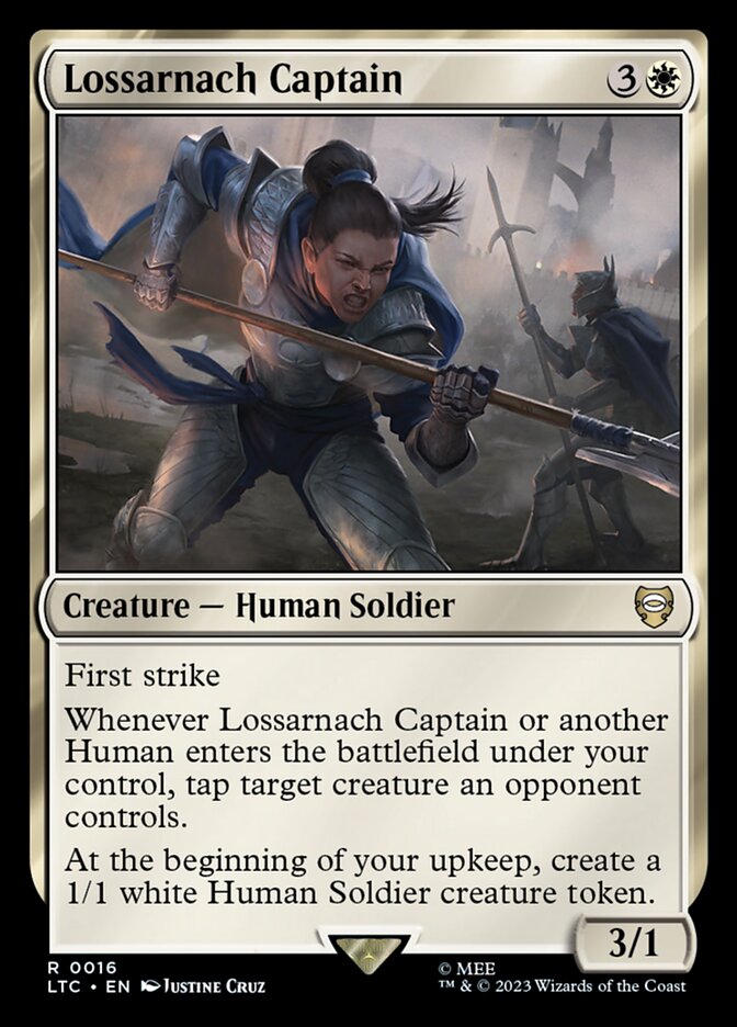 Lossarnach Captain 16/347 (Commander: The Lord of the Rings: Tales of Middle-earth)  | Chromatic Games