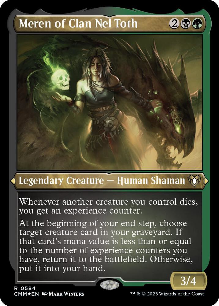 Meren of Clan Nel Toth 584 (Commander Masters)  - Etched Foil | Chromatic Games