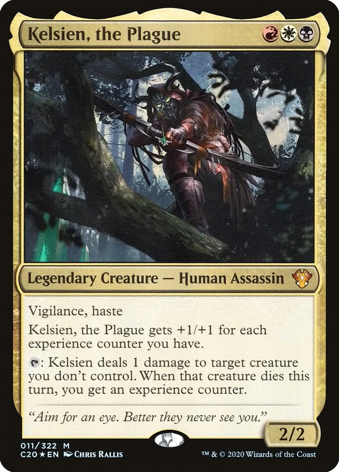 Kelsien, the Plague 11/322 (Commander 2020)  - Foil | Chromatic Games
