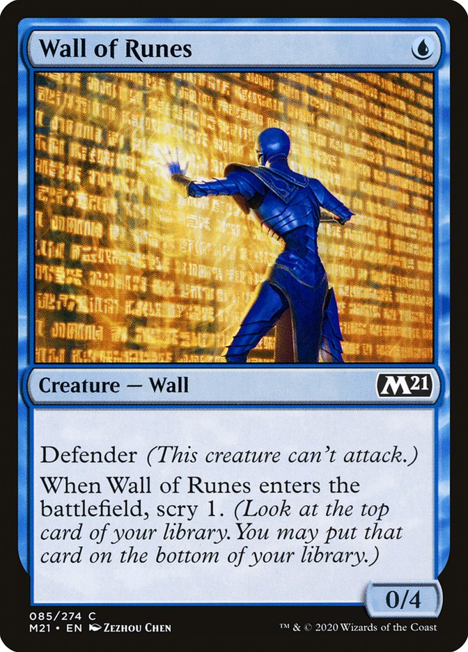 Wall of Runes 85 (Core Set 2021)  | Chromatic Games